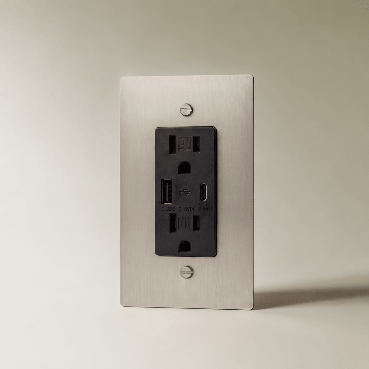 Brass Wall Outlet
