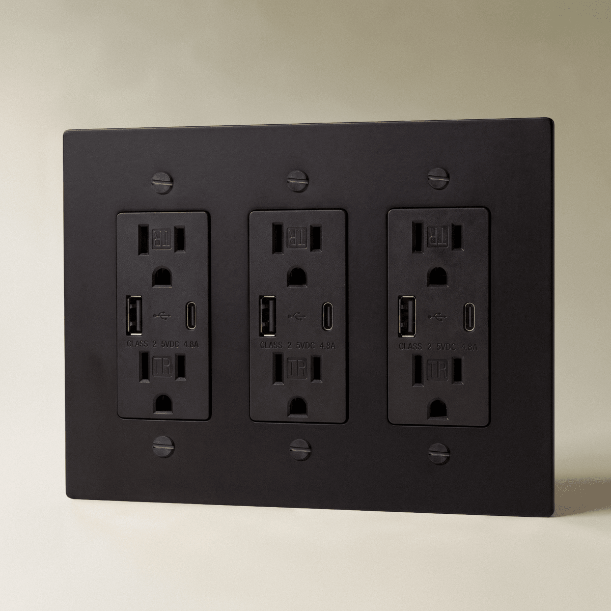 Brass Wall Outlet