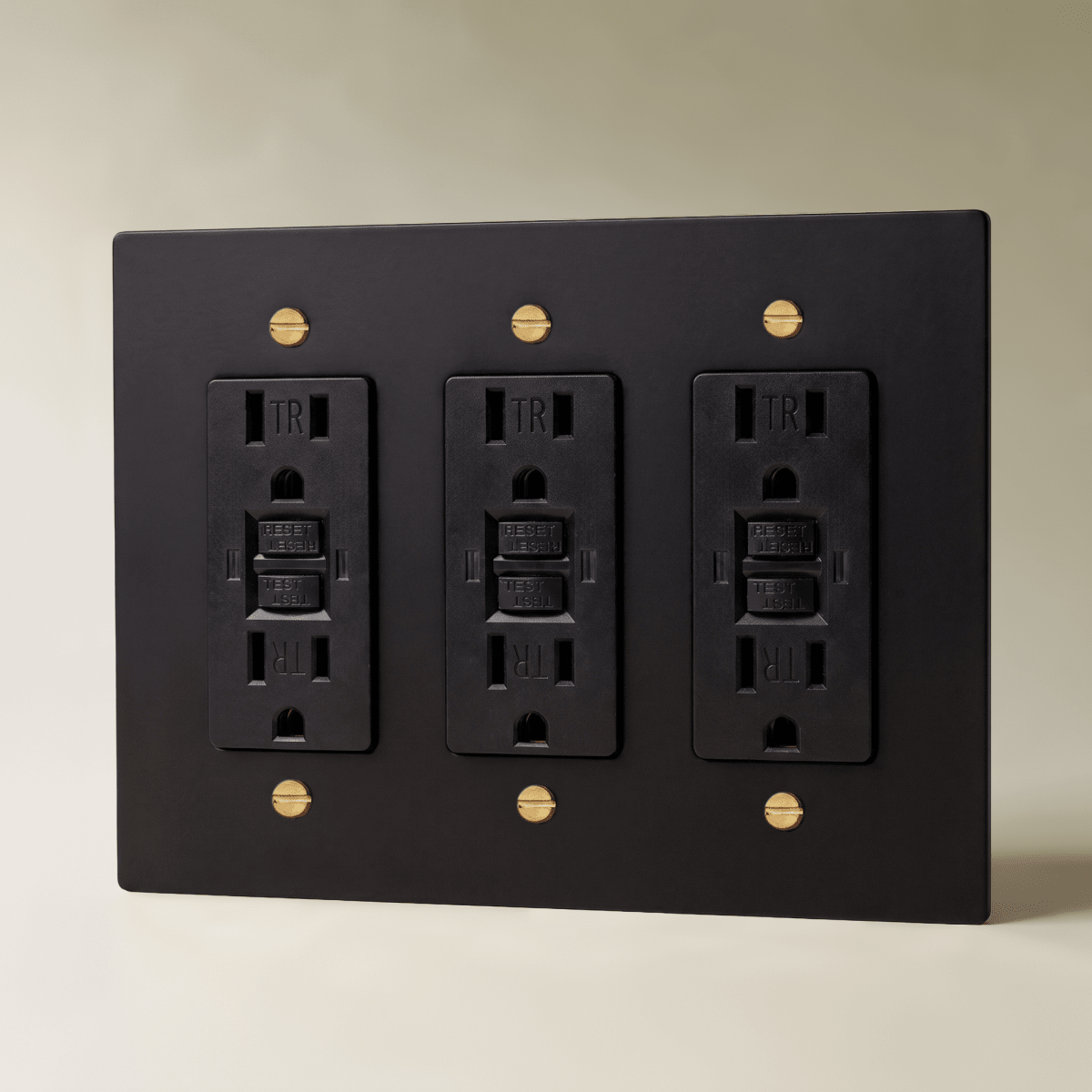 Brass Wall Outlet