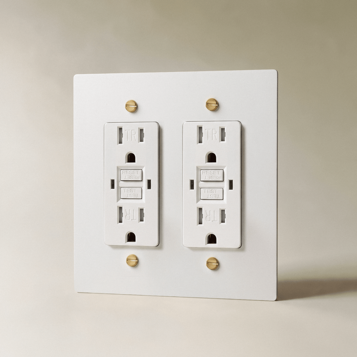 Brass Wall Outlet