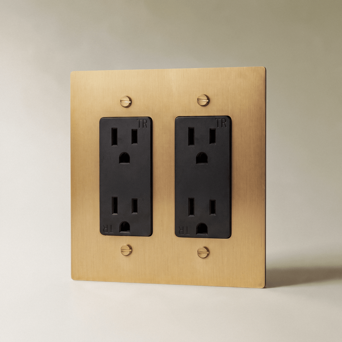 Brass Wall Outlet