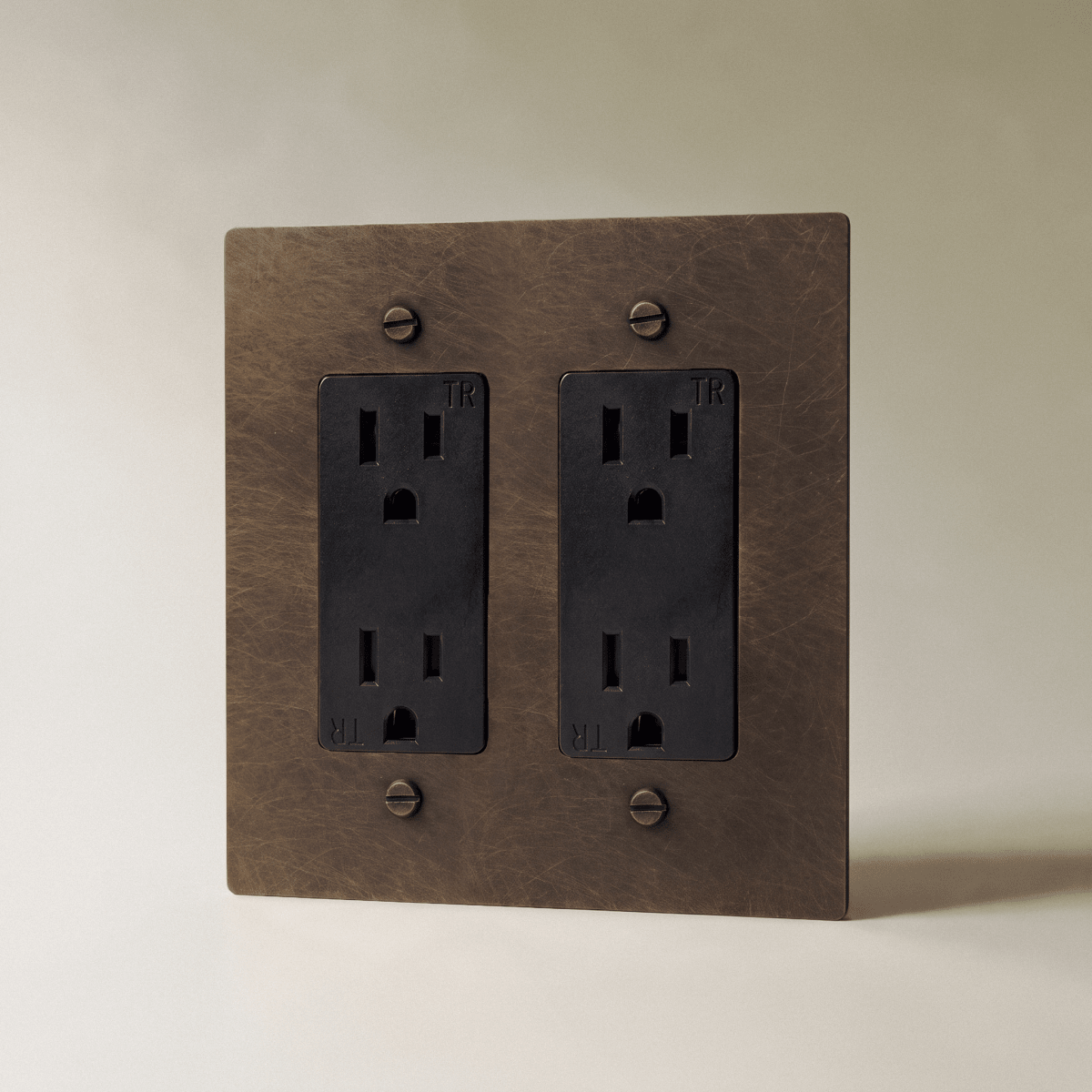Brass Wall Outlet