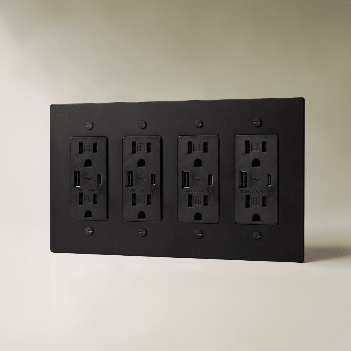 Brass Wall Outlet