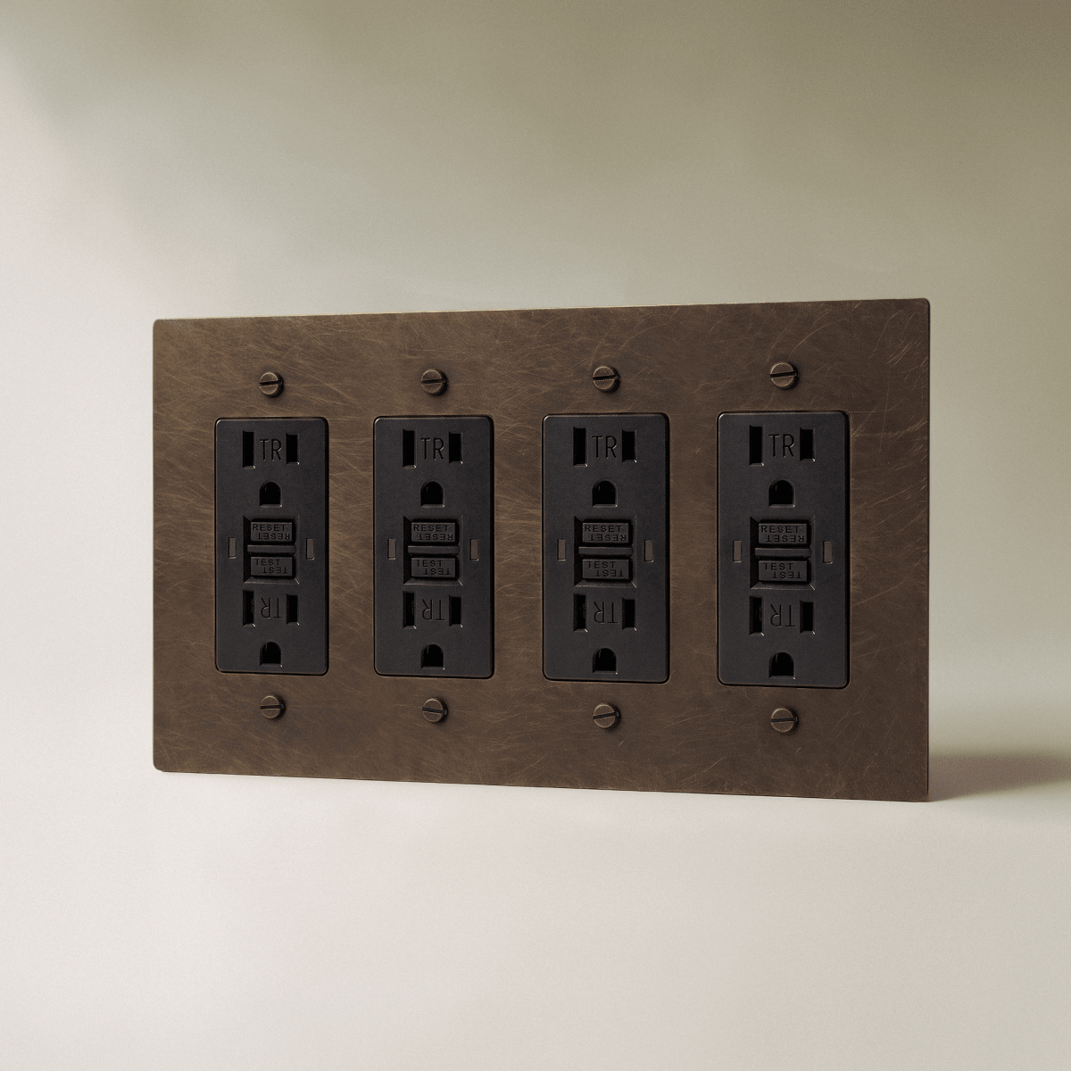 Brass Wall Outlet
