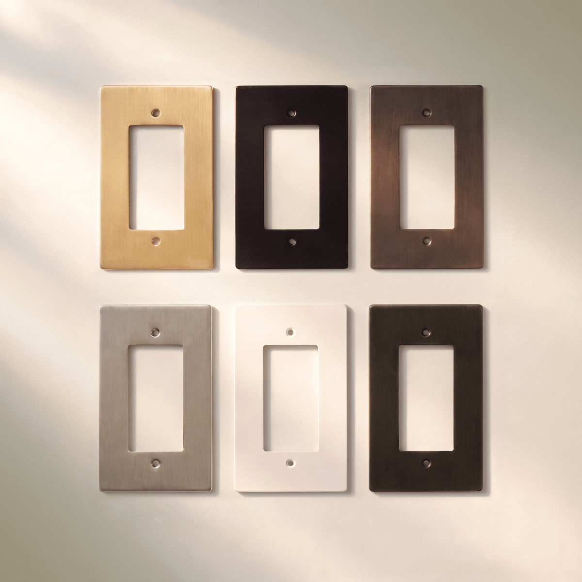 Brass Wall Plate Sample Kit
