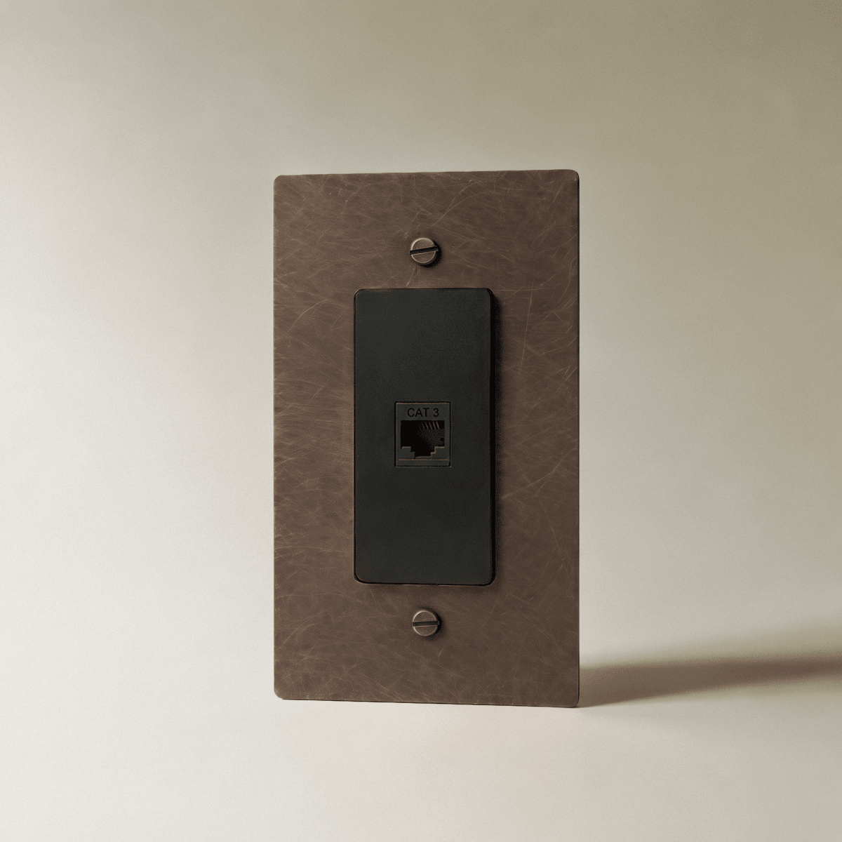 Brass Telephone Wall Jack
