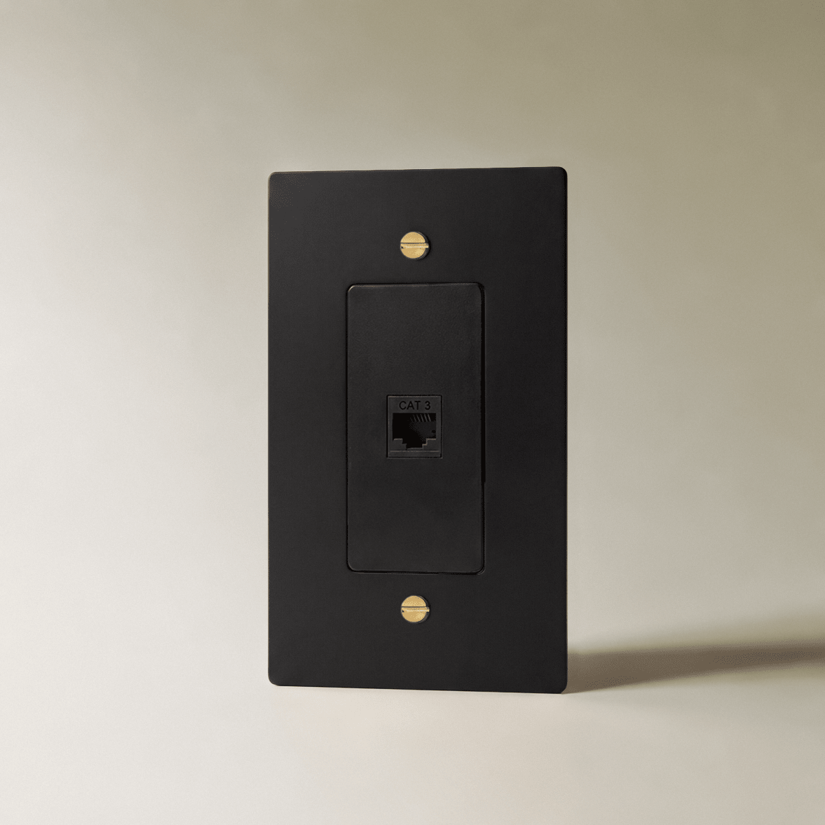 Brass Telephone Wall Jack