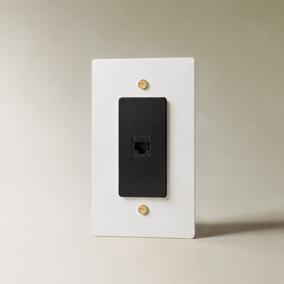 Brass Telephone Wall Jack