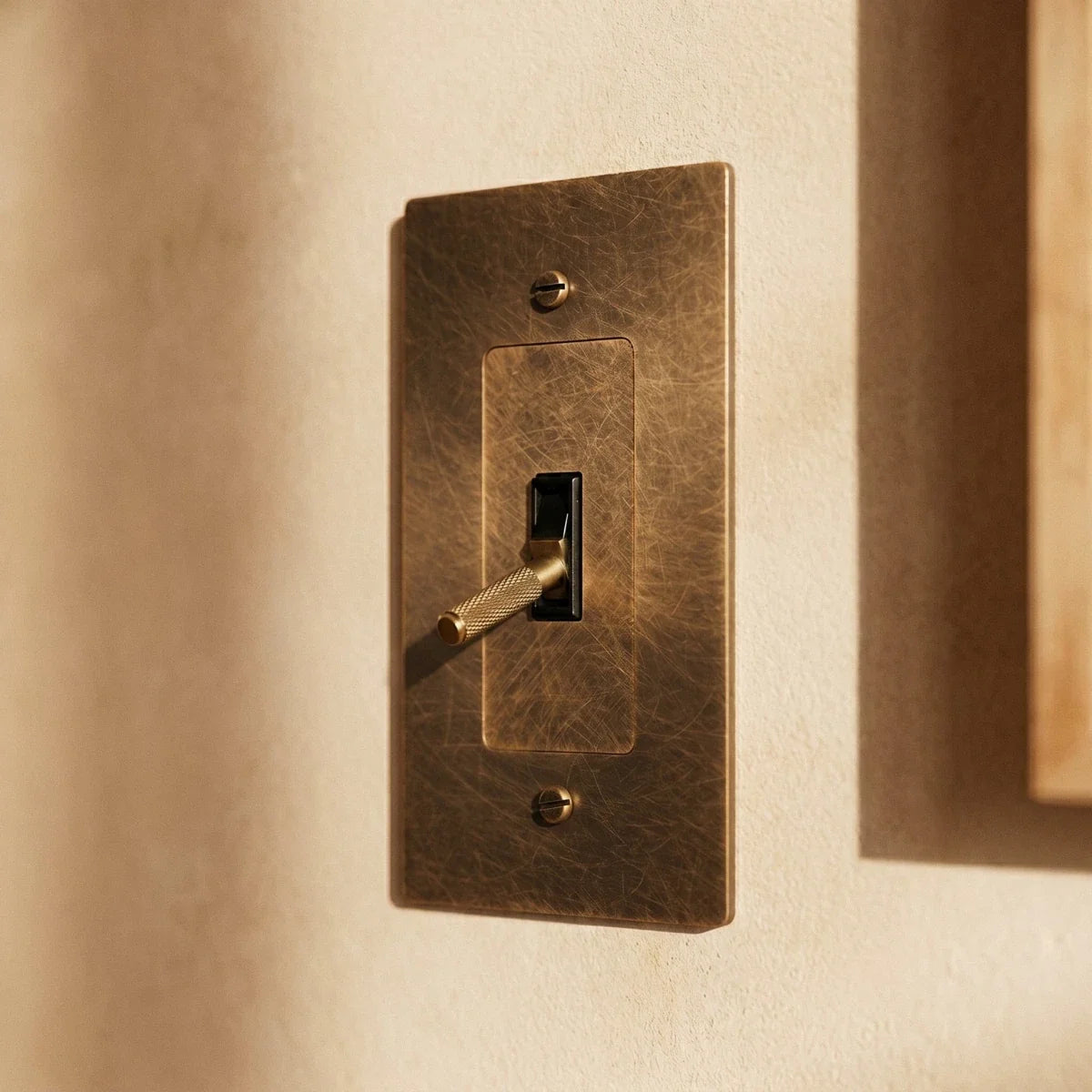 Brass Toggle Light Switch