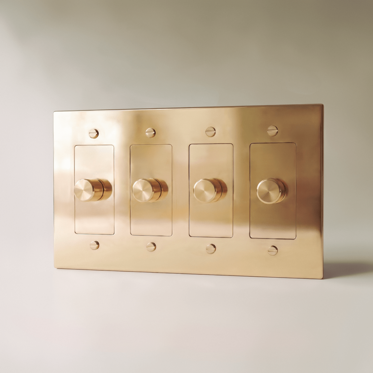 Polished Brass Dimmer Switch