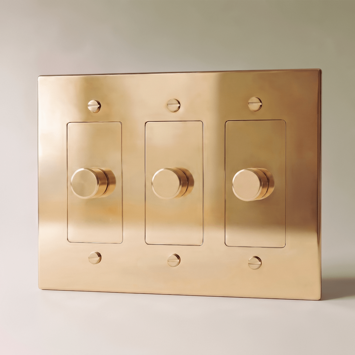 Polished Brass Dimmer Switch