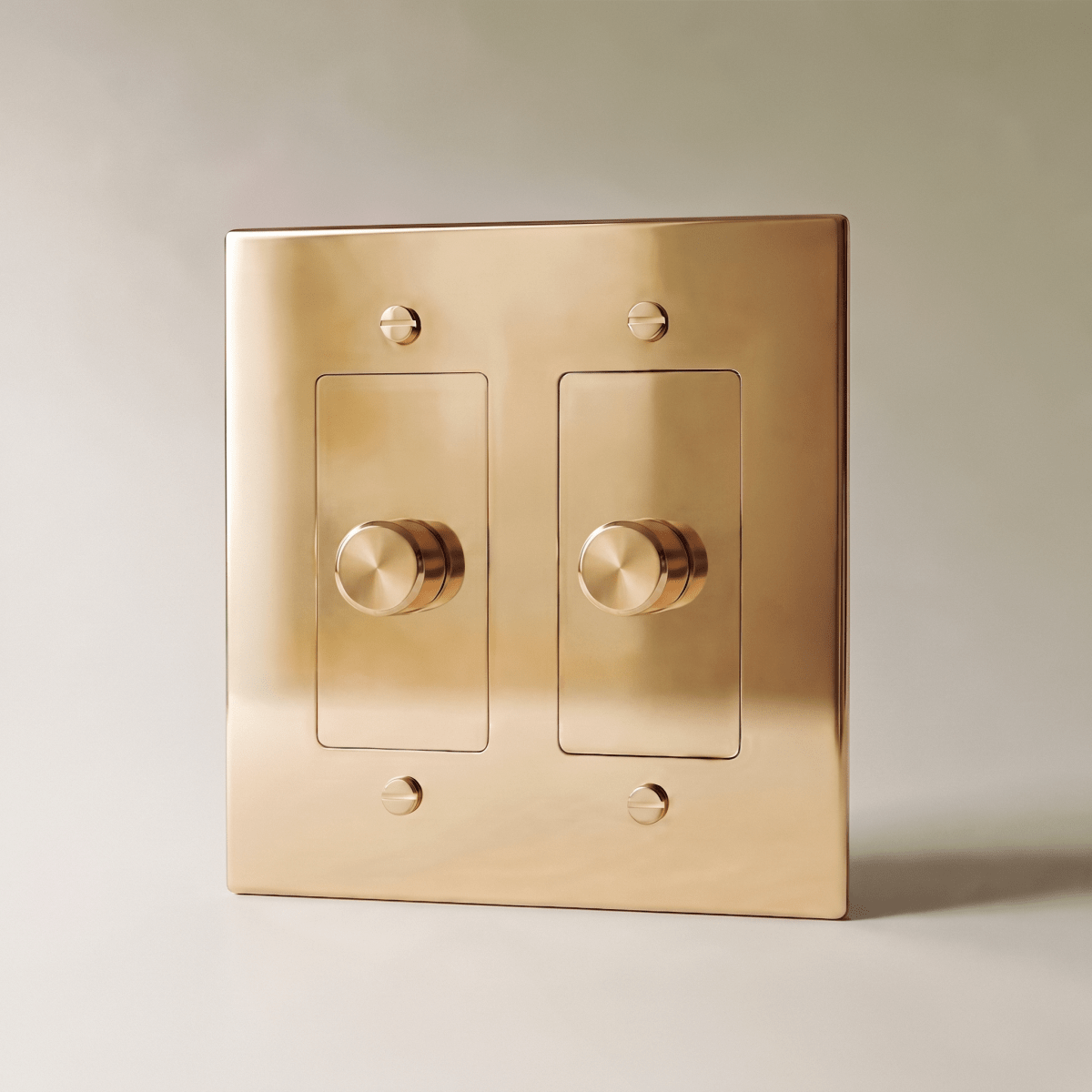 Polished Brass Dimmer Switch