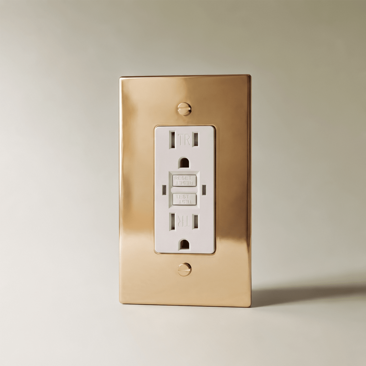 Polished Brass Wall Outlet