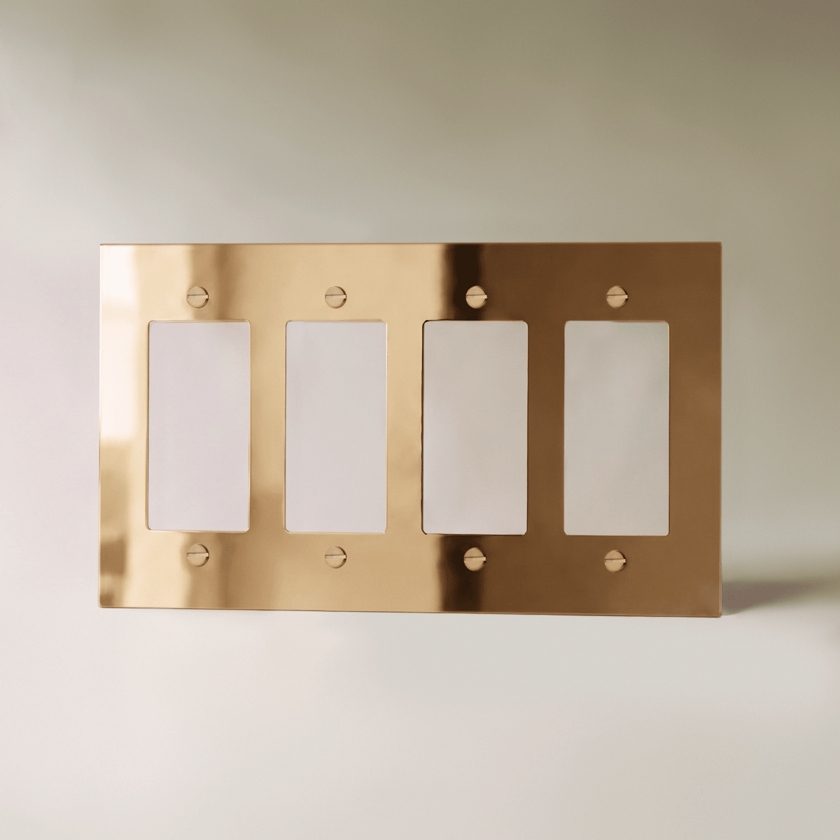 Polished Brass Wall Plate