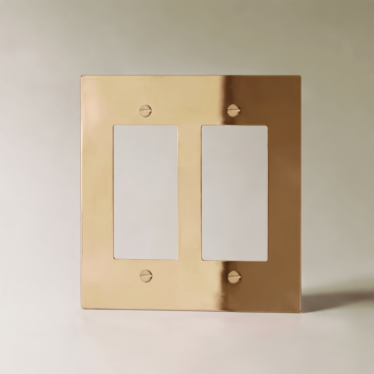 Polished Brass Wall Plate
