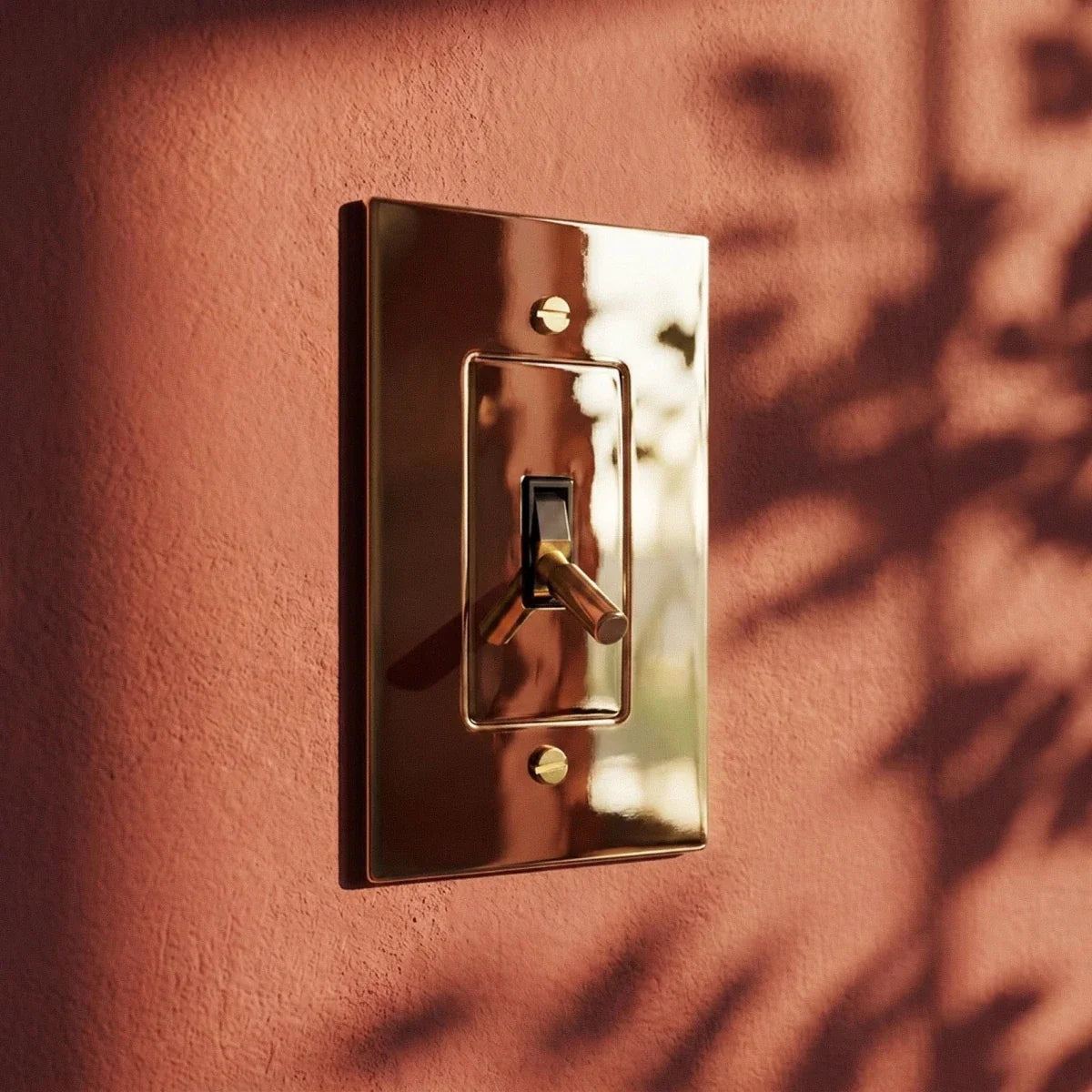 Polished Brass Toggle Light Switch
