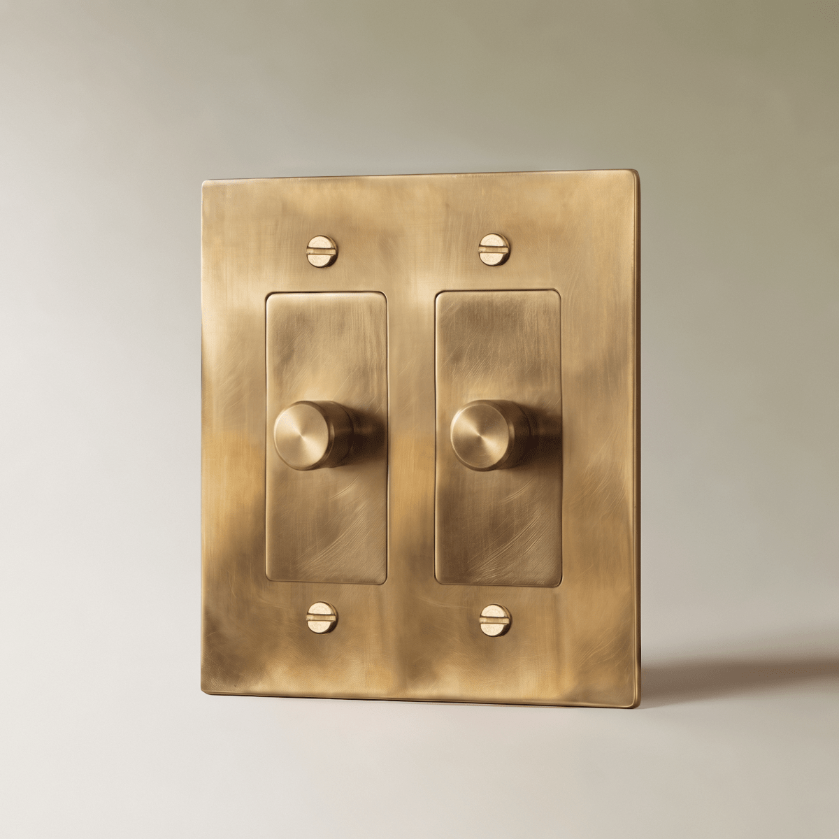 Unlacquered Brass Dimmer Switch