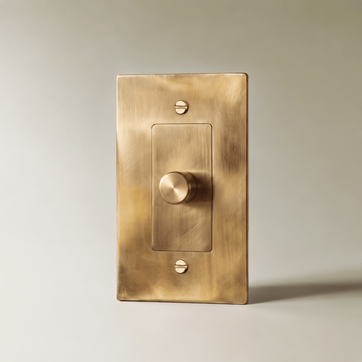 Unlacquered Brass Dimmer Switch