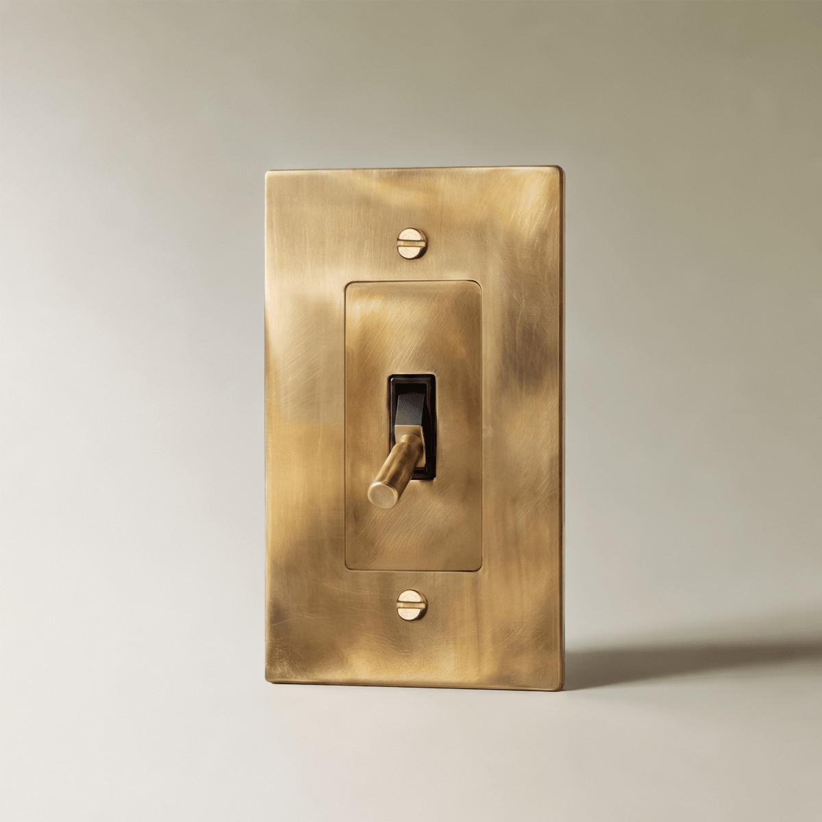 Unlacquered Brass Toggle Light Switch