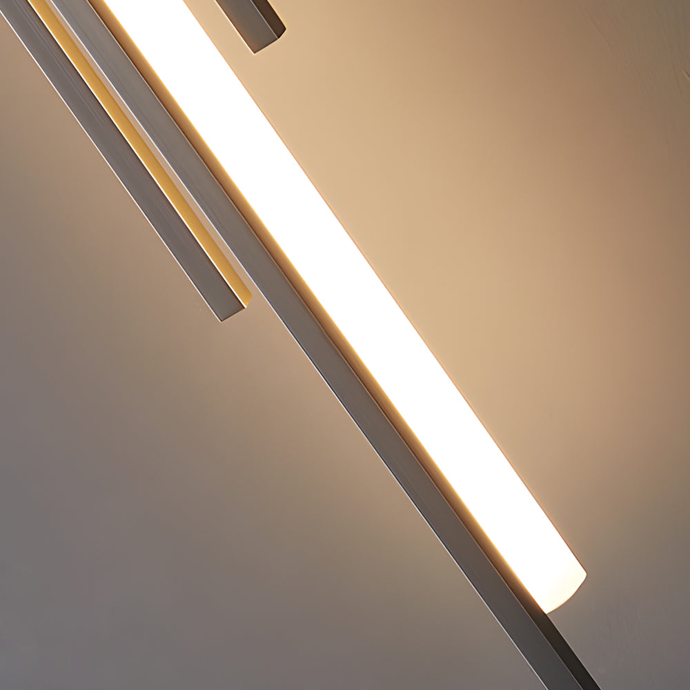 Twin Tube Wall Sconce, Black Gold or Copper Linear Light