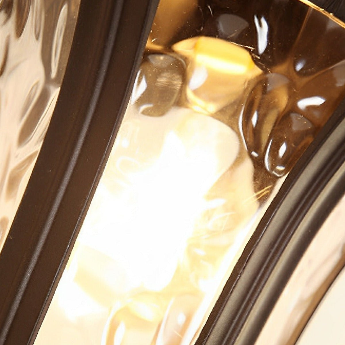 Tuscan Scroll Porch Lantern, Dark Coffee Aluminum Wall Light 8