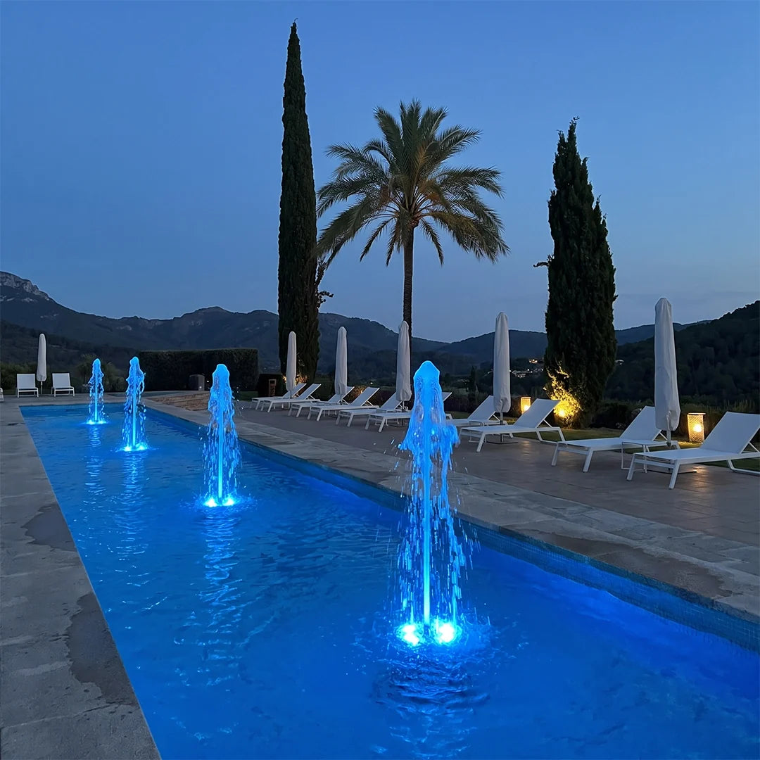 Ring Fountain Underwater Light, Stainless Steel Pond Light 3