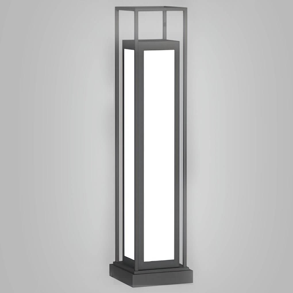 Open Frame Lantern Bollard Light, Stainless Steel Path Light 9