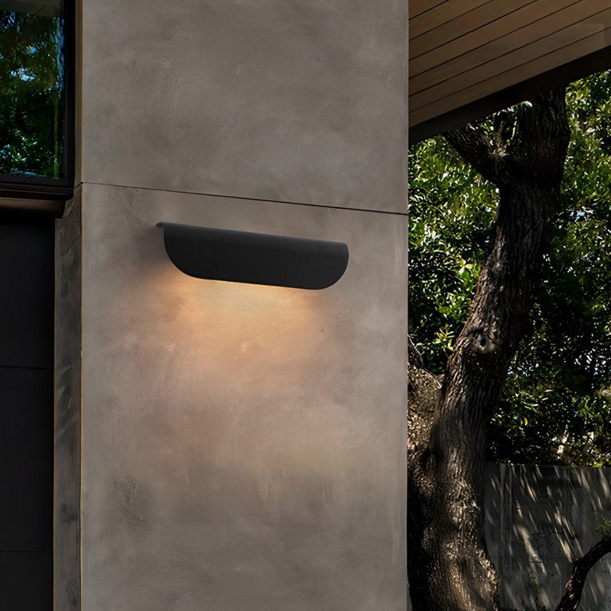 Wave Crest Wall Light, Iron Outdoor Downlight Sconce 4
