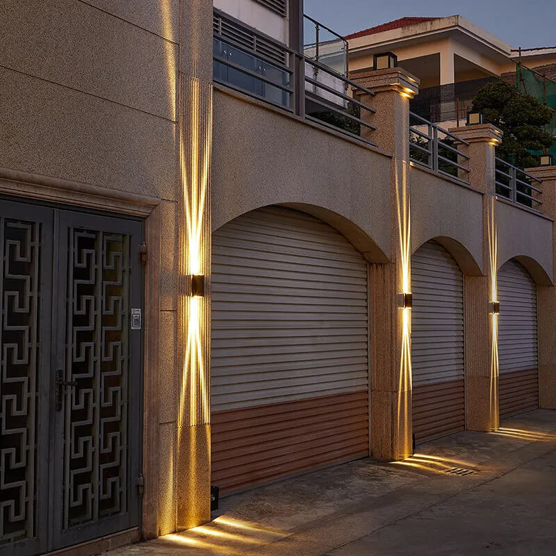 Modern Rectangular LED Outdoor Wall Sconce Lamp