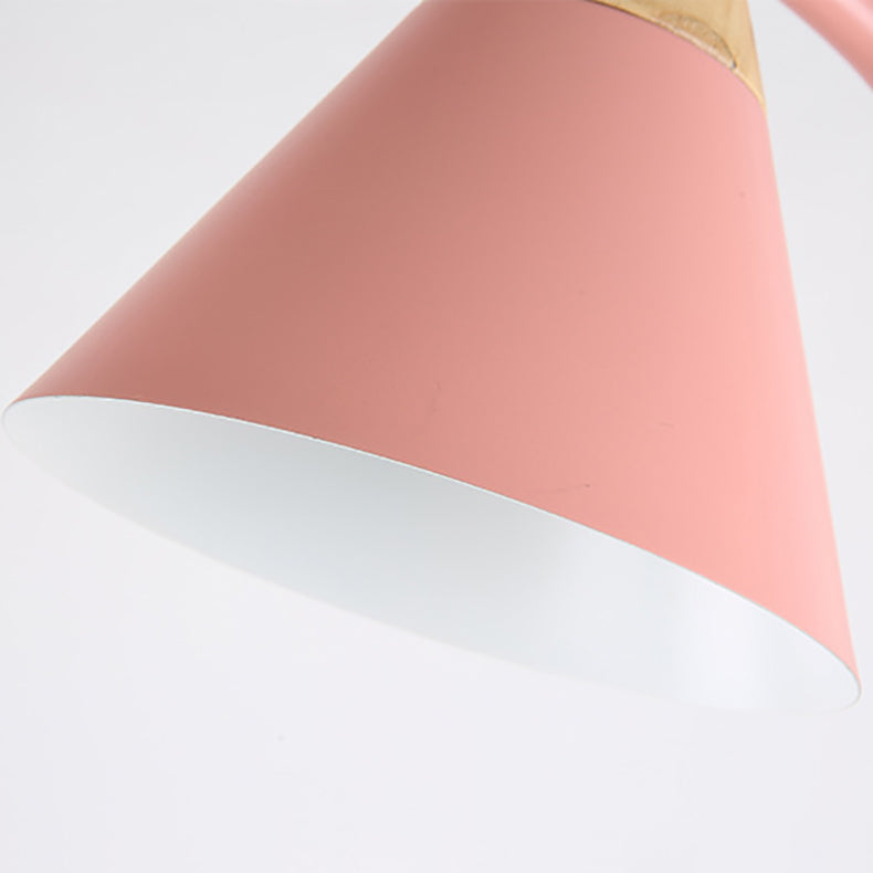 Nordic Creative Macaron Cone Shade 1-Light Standing Floor Lamp