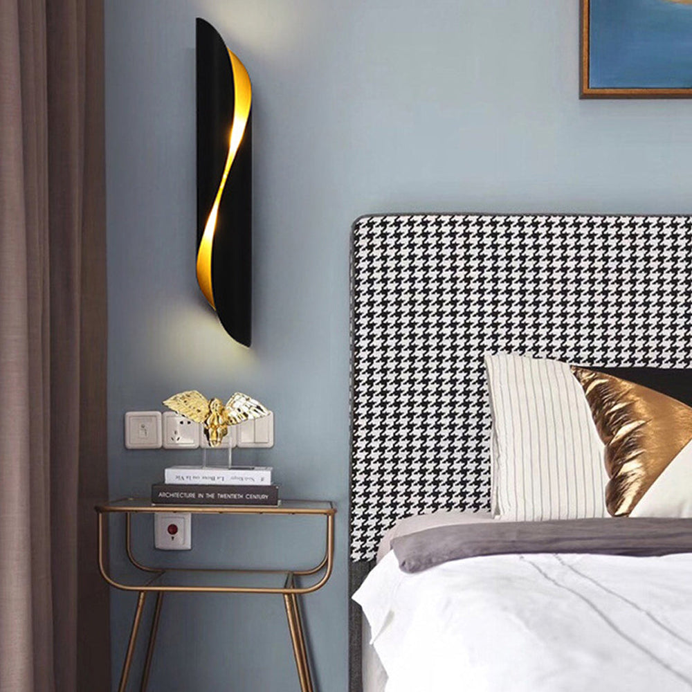 Nordic Arc Wall Sconce, Industrial Up and Down Light