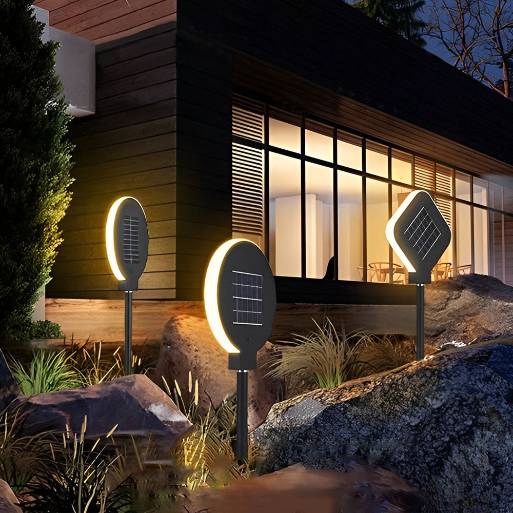 Solar Lawn Light, Stainless Steel Garden Stake Light, view 7