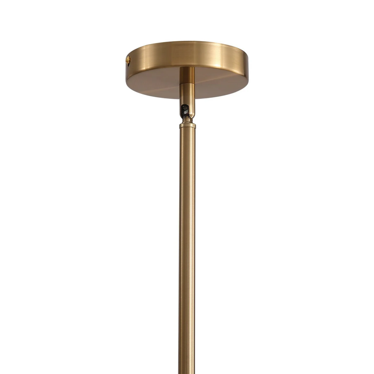 Glass Globe Bubble Linear Chandelier, 16 Light Black or Gold