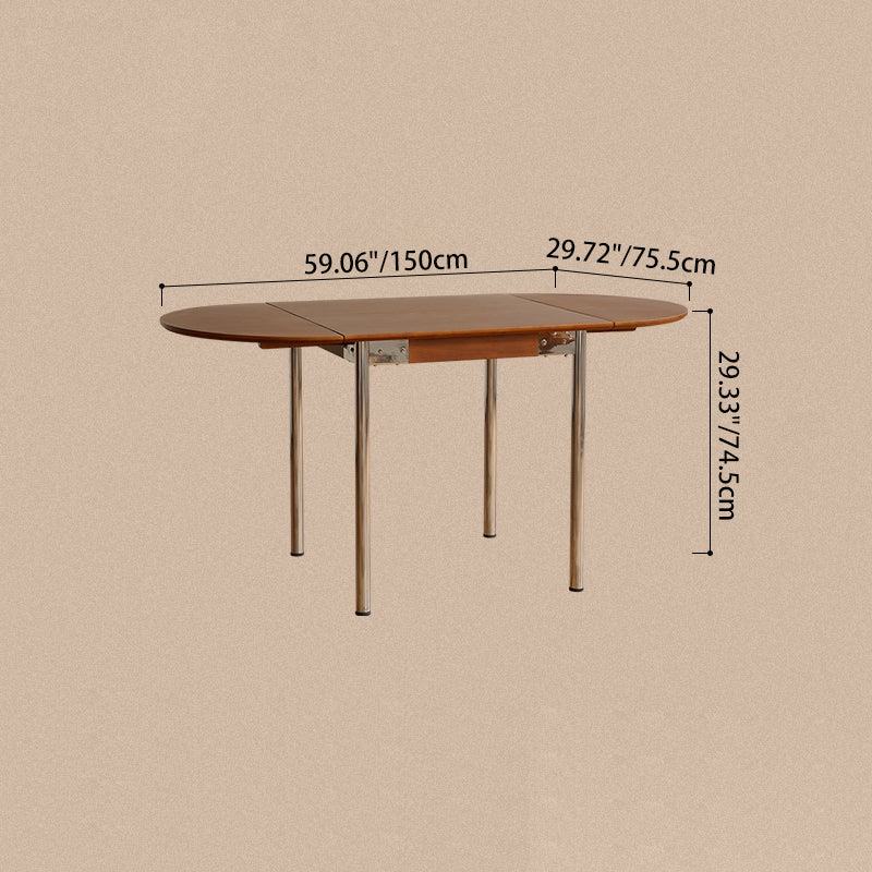 Foldable Oval Dining Table