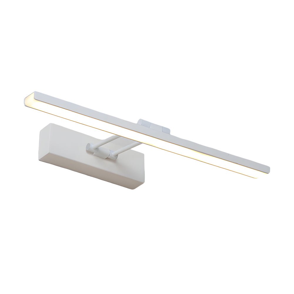 Swivel Head Vanity Light, White Black or Chrome Bath Bar
