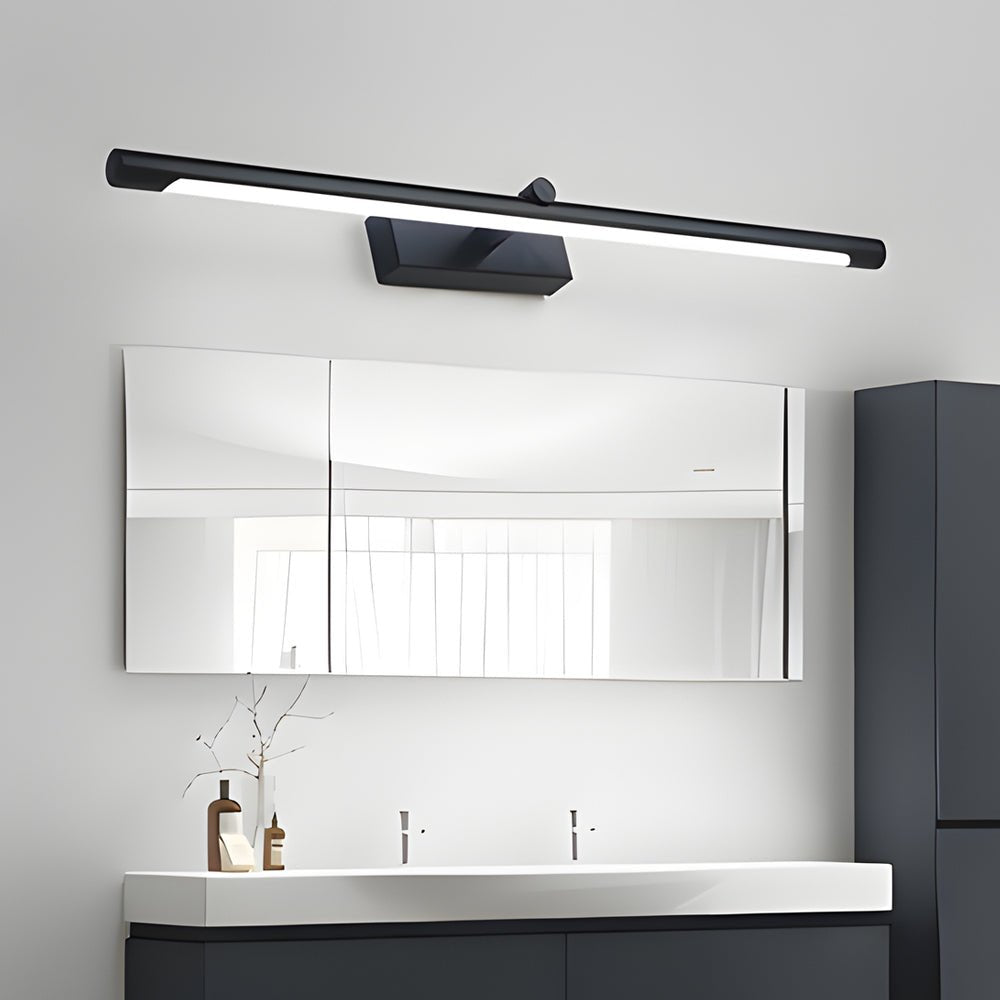 Swivel Head Vanity Light, White Black or Chrome Bath Bar
