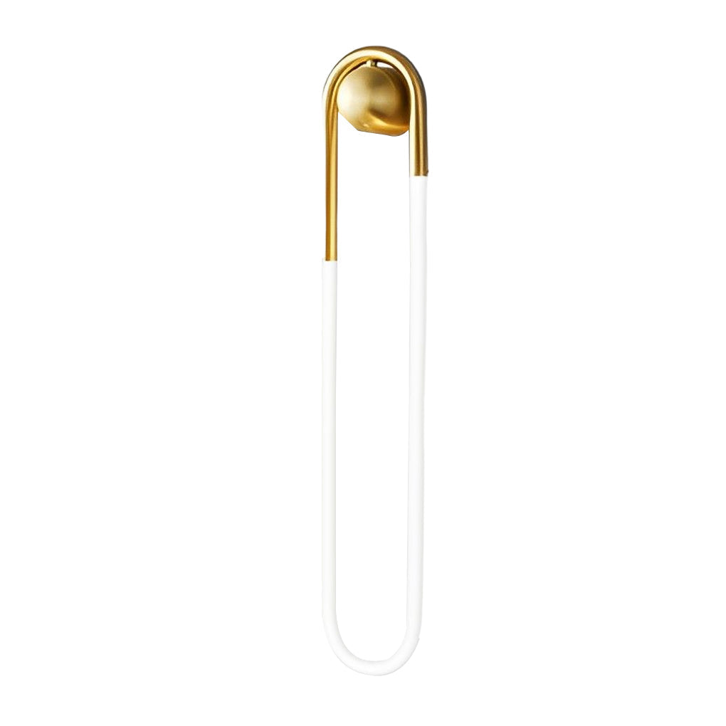 Oval Loop Wall Sconce, Brushed Copper Minimalist Wall Light