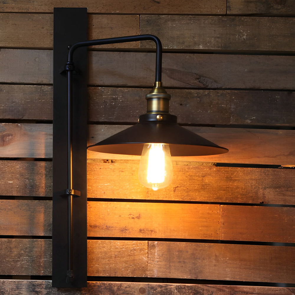 Retro Industrial Swing Arm Wall Sconce