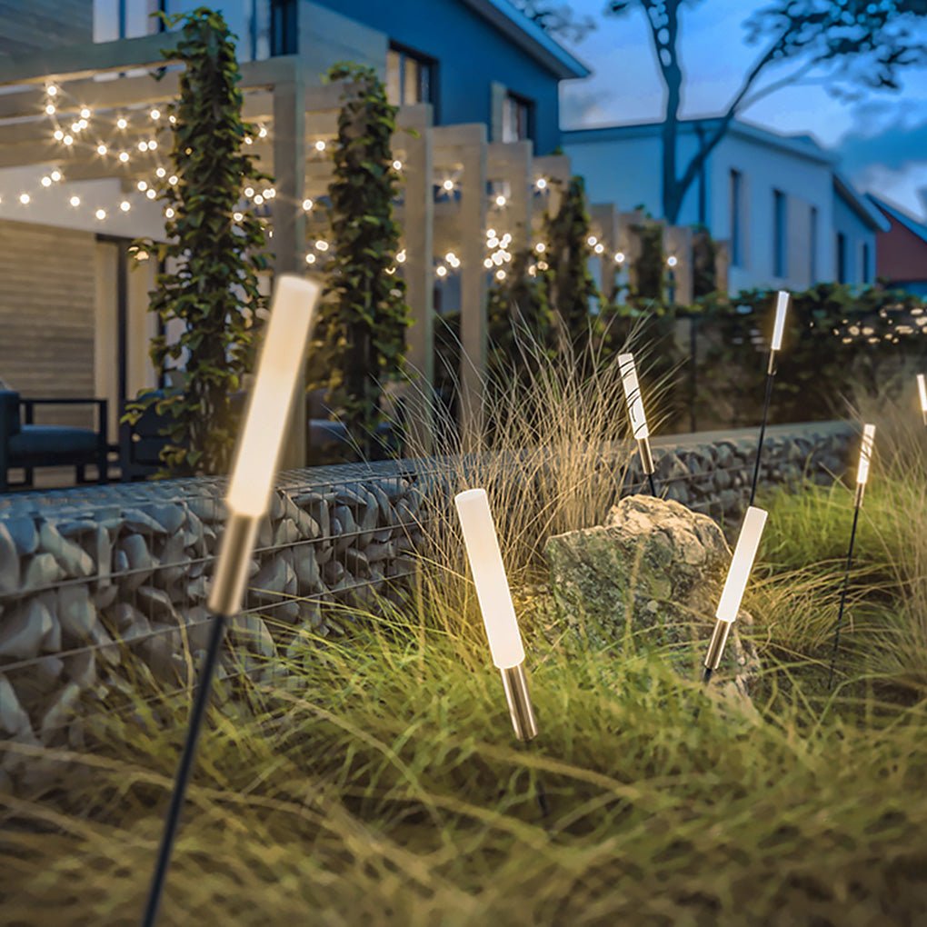 Reed Stake Garden Lights, Solar LED Stems for Beds and Borders, view 9