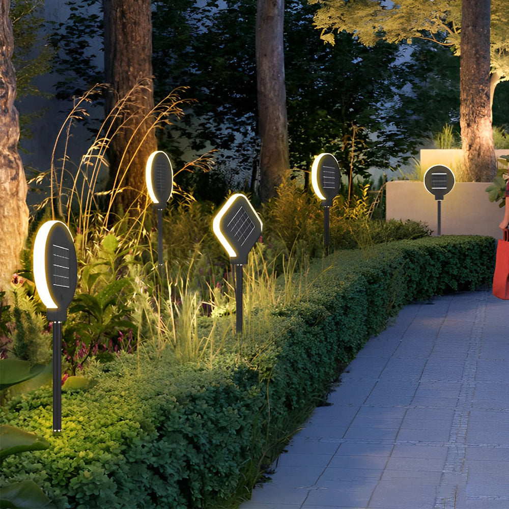 Solar Lawn Light, Stainless Steel Garden Stake Light, view 5