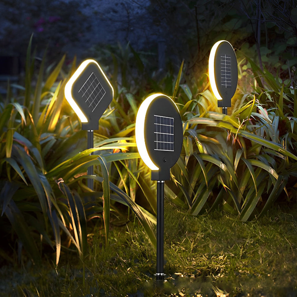 Solar Lawn Light, Stainless Steel Garden Stake Light, view 6