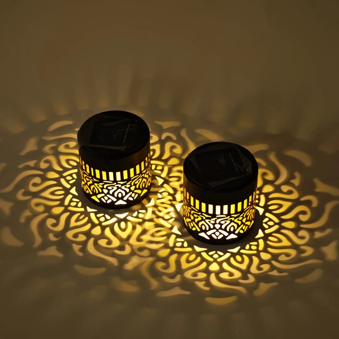 Solar Mandala Projection Wall Light