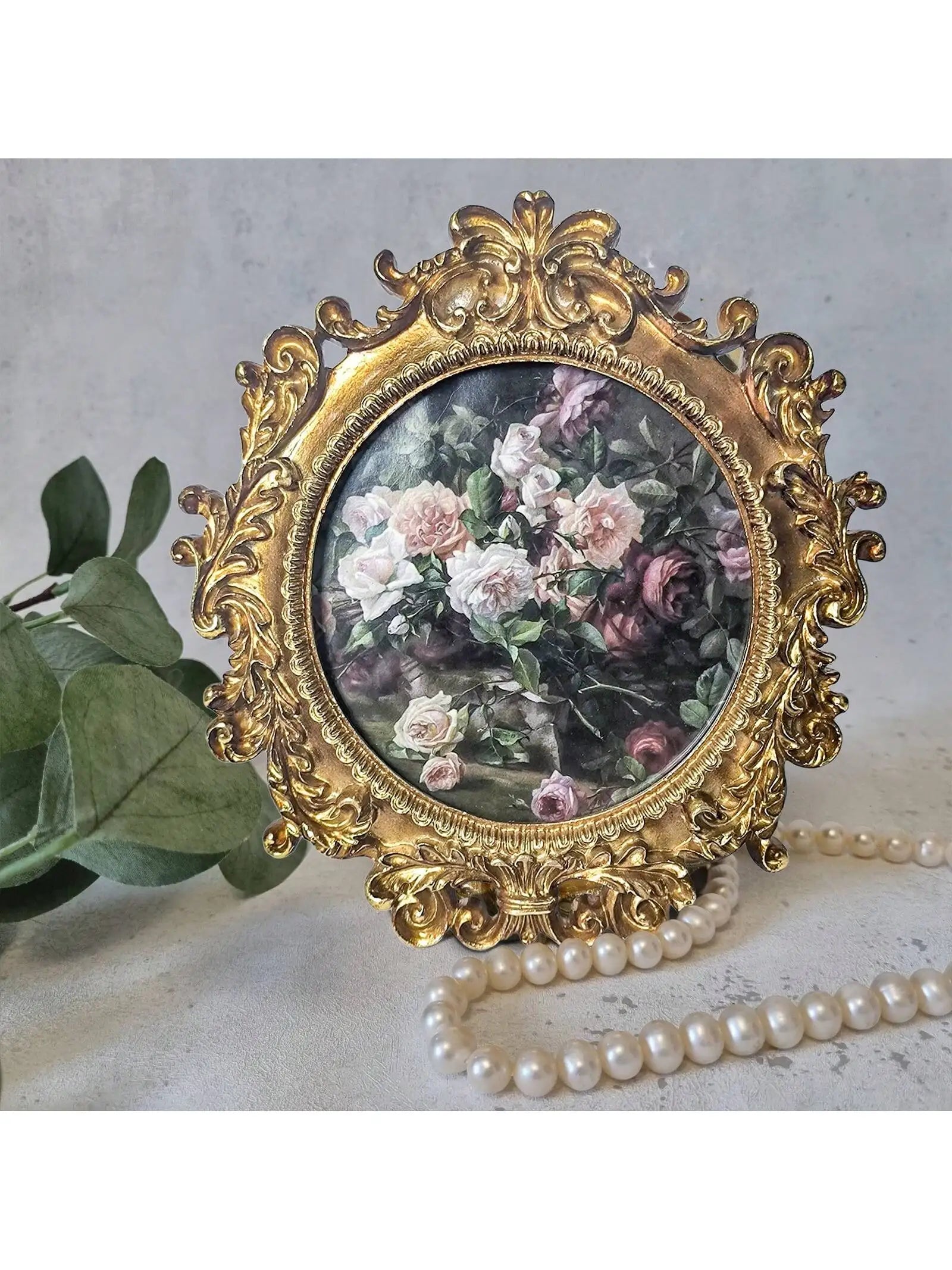 Ornate Vintage Gold Picture Frame