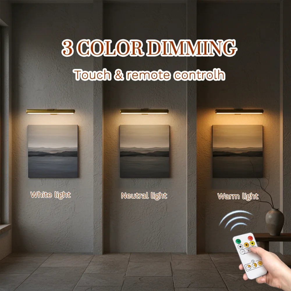 4000mAH Painting Picture Light Portrait With Remote Living Room