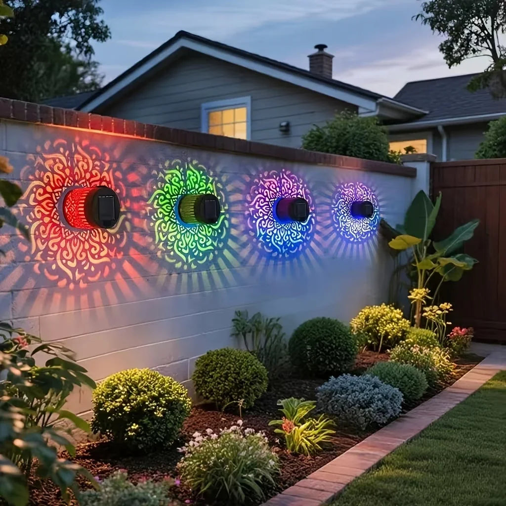 Solar Mandala Projection Wall Light