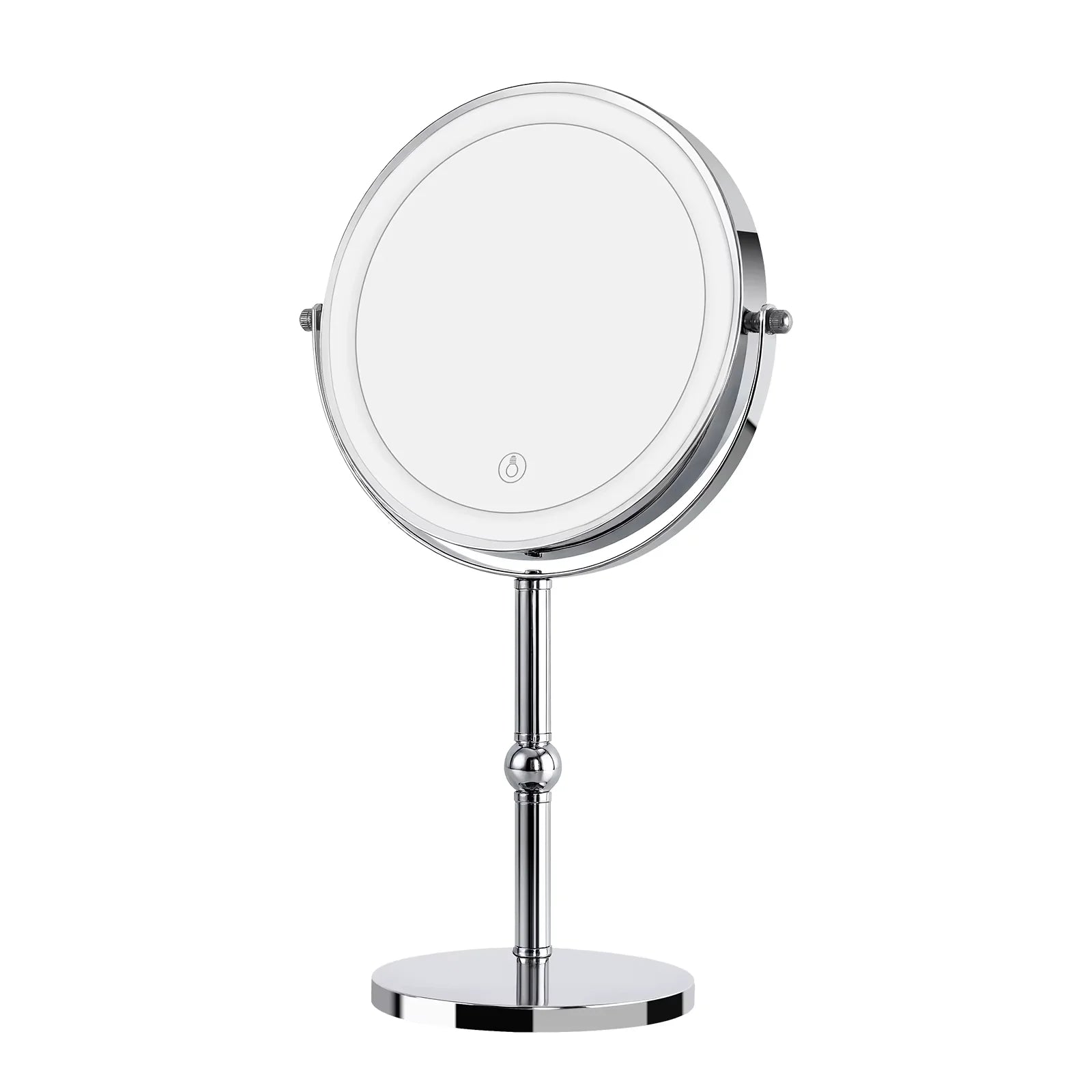 Lighted Makeup Mirror with 1X/10X Magnification, HD Tabletop