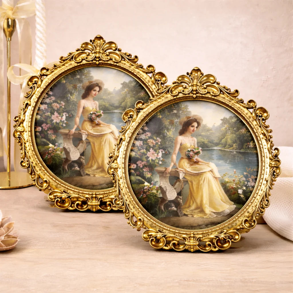 Ornate Vintage Gold Picture Frame