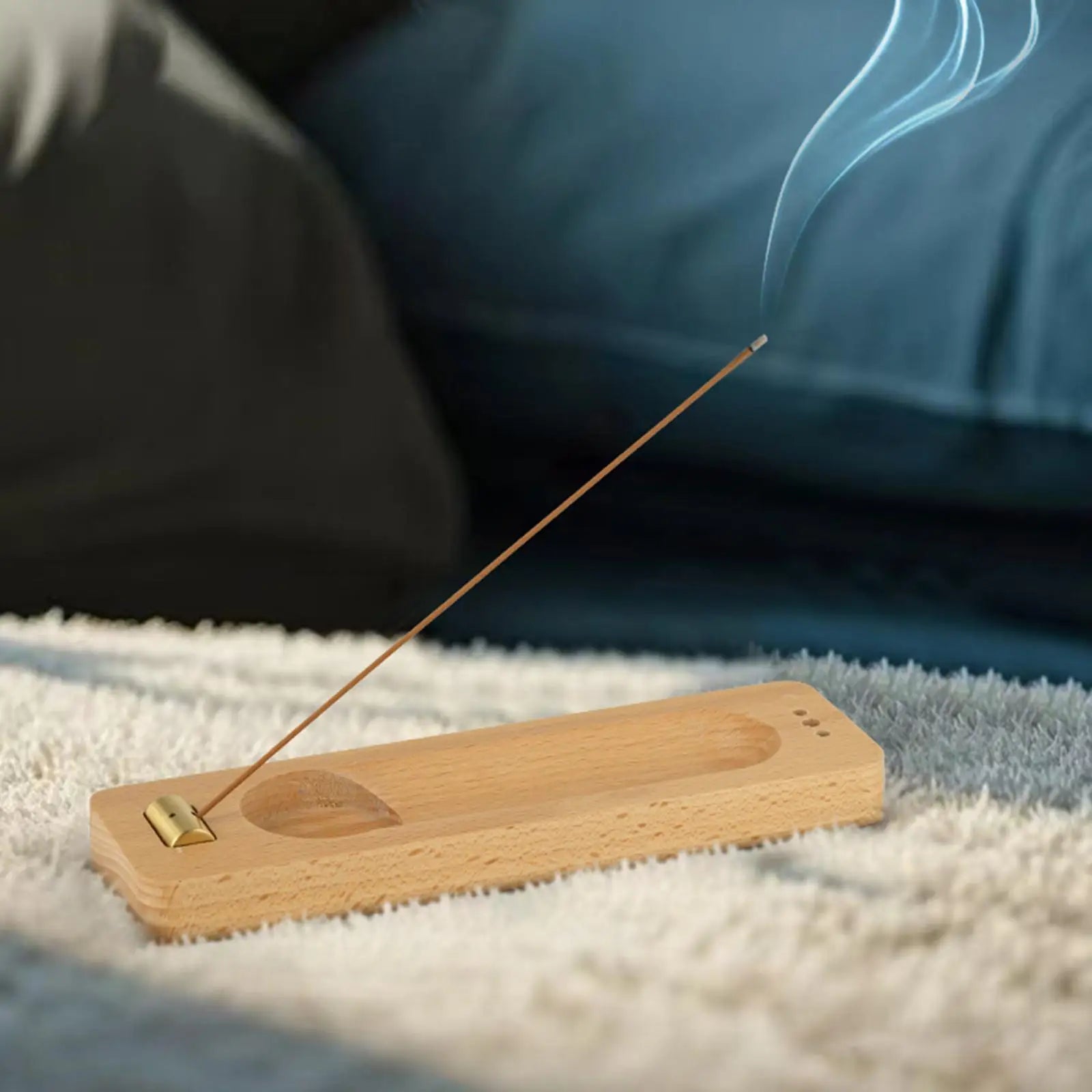 Wooden Palo Santo and Sage Holder