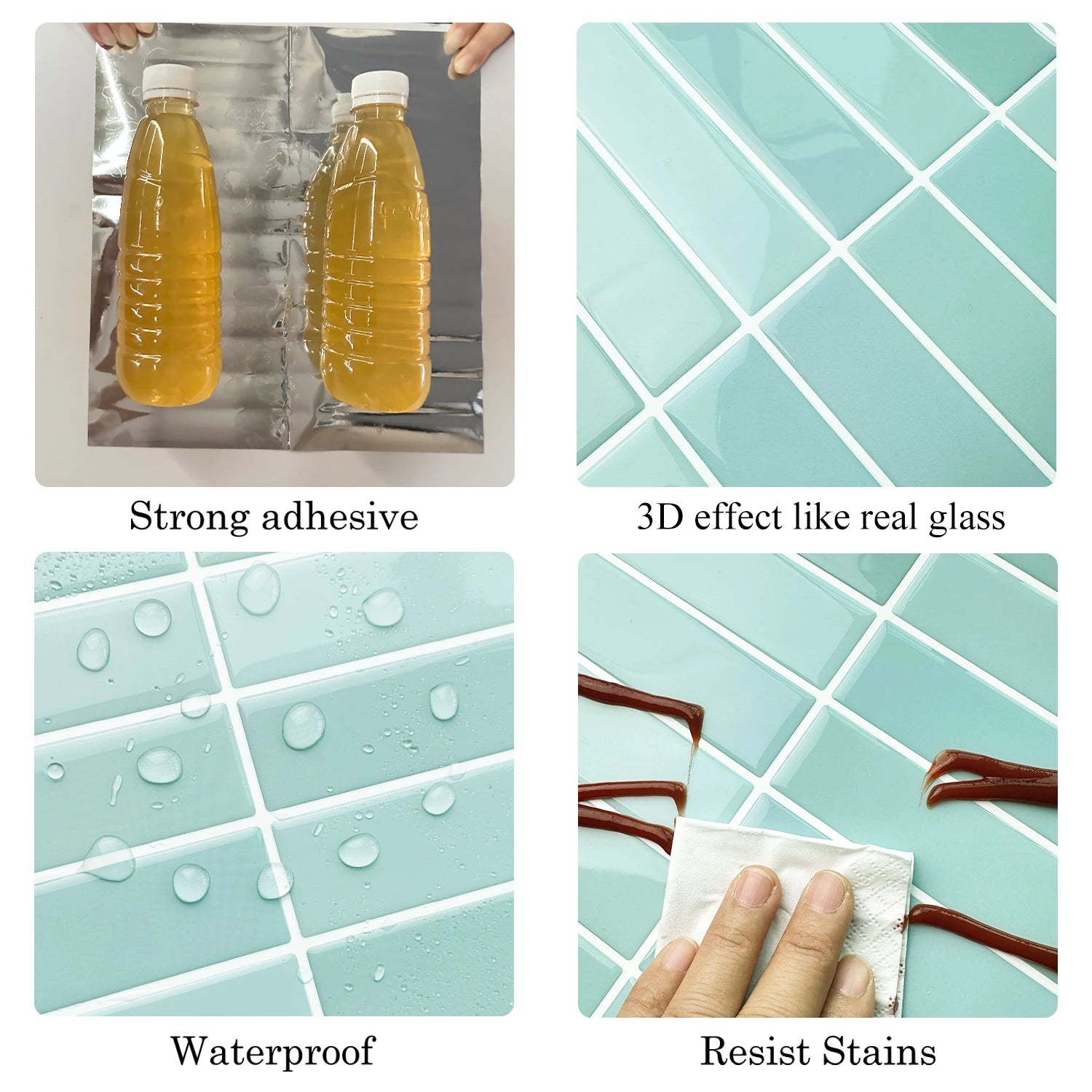 3D Peel and Stick Wall Tiles