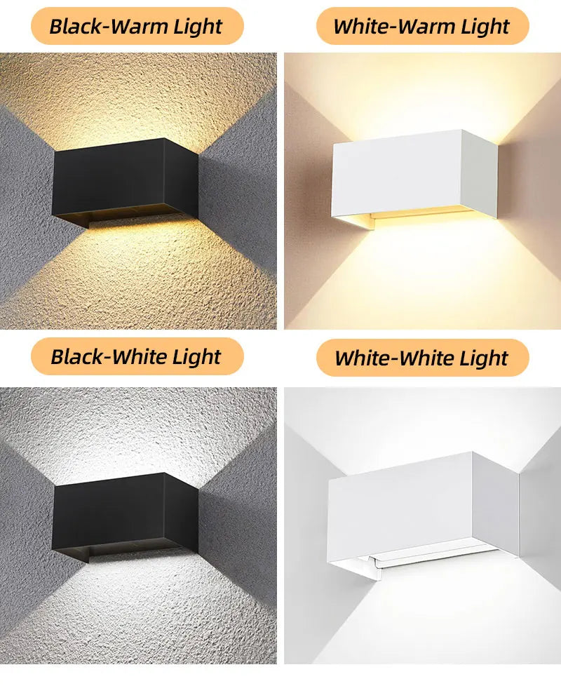 Up Down Aluminum Outdoor Wall Light